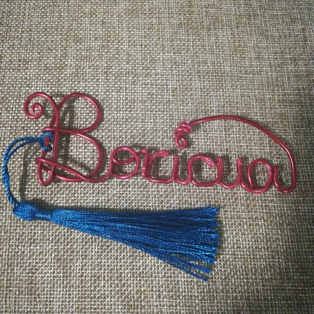 🇵🇷♥️🌴 Boricua Wire One-of-a-kind Bookmark